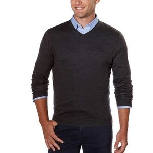 Calvin Klein Merino Wool V Neck Sweater